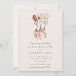 Romantische Bridal Couple Llama Einzigartige Hochz Einladung