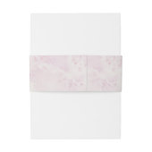 Romantische Café-Illustration Monogramm Hochzeit Einladungsbanderole (Rückseitenbeispiel)