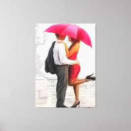 Romantische Chance Leinwanddruck