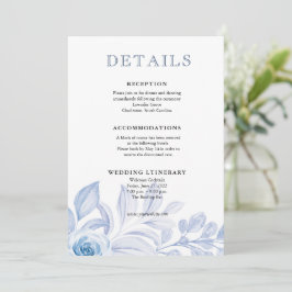 Romantische Chic Floral Wedding Karten