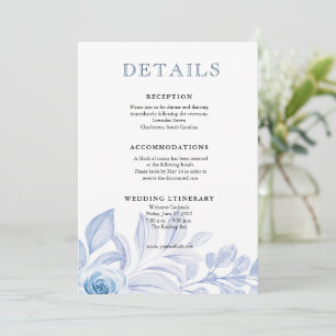 Romantische Chic Floral Wedding Karten