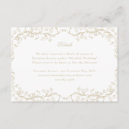 Romantische Chinoiserie Antike Französische Goldho Begleitkarte