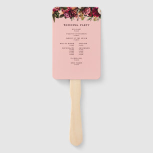 Romantische Chrysantheme auf hauchzartem Rosa Fächer