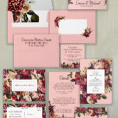 Romantische Chrysantheme Begleitkarte