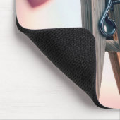 Romantische Clothespiele auf Clothesline Mousepad (Ecke)