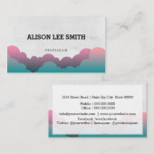 Romantische Cloud Visitenkarte (Vorne/Hinten)