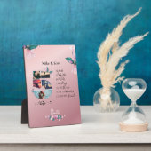 Romantische Collage zum Verheirateten Geburtstag d Fotoplatte (Seite)