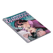 Romantische Comic Buchabdeckung Notizblock (Rechte Seite)