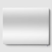 Romantische Coral Bow & Silver Glitzer Hochzeit Gästebuch (Rückseite)