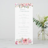 Romantische Cottage-Blumen Blush Blau Salbei Programm (Stehend Vorderseite)
