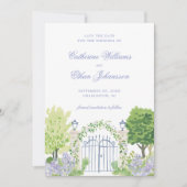 Romantische Cottage-Hochzeit Save The Date (Vorderseite)