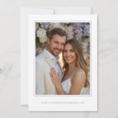 Romantische Cottage-Hochzeit Save The Date (Rückseite)