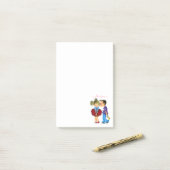 Romantische Couple Liebe Post it Notes Post-it Klebezettel (Auf Schreibtisch)