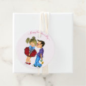 Romantische Couple Liebe Valentinstag Liebesmarken Geschenkanhänger (Beispiel)