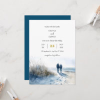 Romantische Couple Moonlight Beach Hochzeit