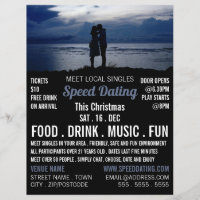 Romantische Couple, Speed Verabredet Event-Werbung