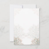 Romantische Couple Typografy Wedding Einladung (Rückseite)