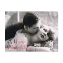 Romantische Couple Vintag Retro Liebe Valentinstag