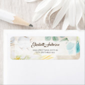 Romantische Cream Floral Elegante Blume und Script (Insitu)