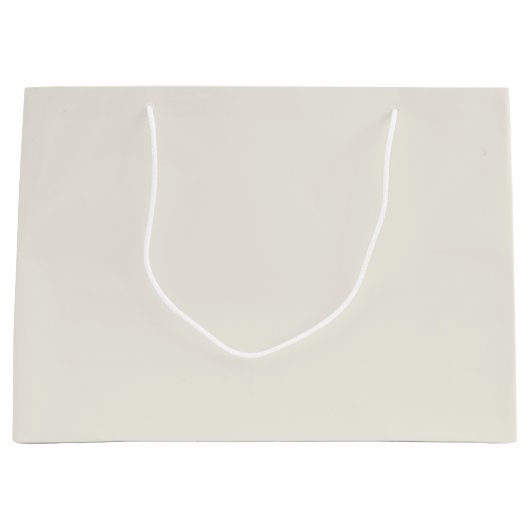 Romantische Cream Wedding Große Geschenktüte (Vorderseite)