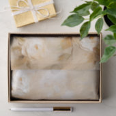 Romantische Cream White Roses Hochzeit Seidenpapier (Geschenk)