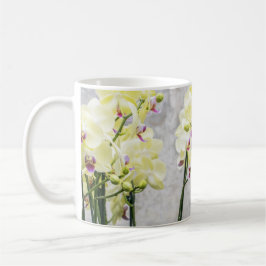 Romantische Creme & Lilac Orchids Kaffeetasse