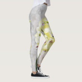 Romantische Creme & Lilac Orchids Leggings (Rechts)