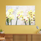 Romantische Creme & Lilac Orchids Leinwanddruck (Insitu (Wohnzimmer))