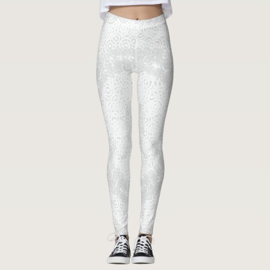 Romantische Crochet-Leggings Leggings (Vorderseite)