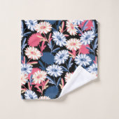 Romantische Daisy-Blume Badhandtuch Set (Waschlappen)