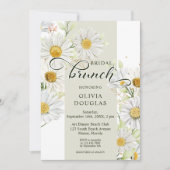 Romantische Daisy Botanische Birdal-Blütendusche Einladung (Vorderseite)