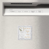 Romantische Daisy, Diamonds und Ribbon Magnet (In Situ (Geschirrspüler))