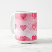 ROMANTISCHE Definitions-Tasse – Herzliches Geschen Kaffeetasse (Vorderseite Links)