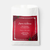 Romantische dekorative Rose Geburtstagsparty Geschenktütchen (Vorderseite)