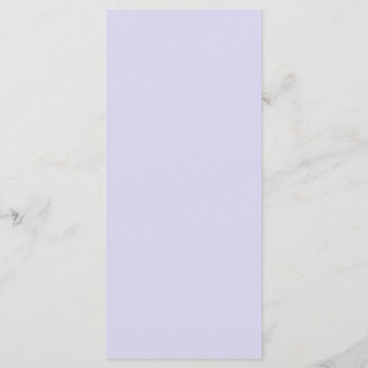 Romantische Delikatessen mit floralen Lavendel Hoc Menükarte (Rückseite)