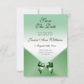 Romantische Diamanten, Emerald Bow, Save the Date (Vorderseite)