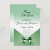 Romantische Diamanten, Emerald Bow, Save the Date (Vorne/Hinten)