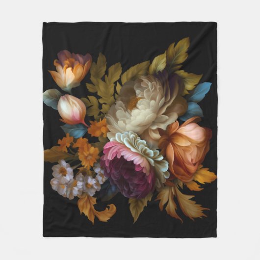 Romantische dramatische "Alte Welt" Fleecedecke (Vorderseite)