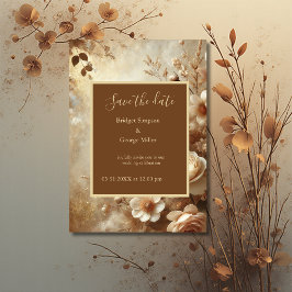 Romantische Dreamy Floral Hochzeit Retten Sie das  Einladung