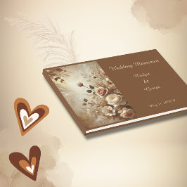 Romantische Dreamy Floral Wedding Gästebuch