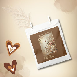 Romantische Dreamy Floral Wedding Geschenktütchen