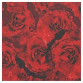 Romantische dunkle Rote Rosen Stoff (Nahaufnahme)