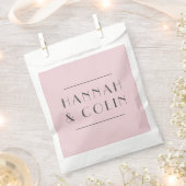 Romantische Dusty Rose Peony Modern Geschenktütchen (Ausgeschnitten)