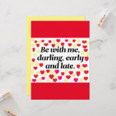 Romantische E-Mail-Grußkarte zu jedem Anlass Karte (Vorderseite/Rückseite Beispiel)