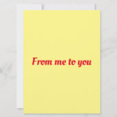 Romantische E-Mail-Grußkarte zu jedem Anlass Karte (Rückseite)