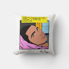 Romantische Echos einsam hören Romantisches Comic Kissen