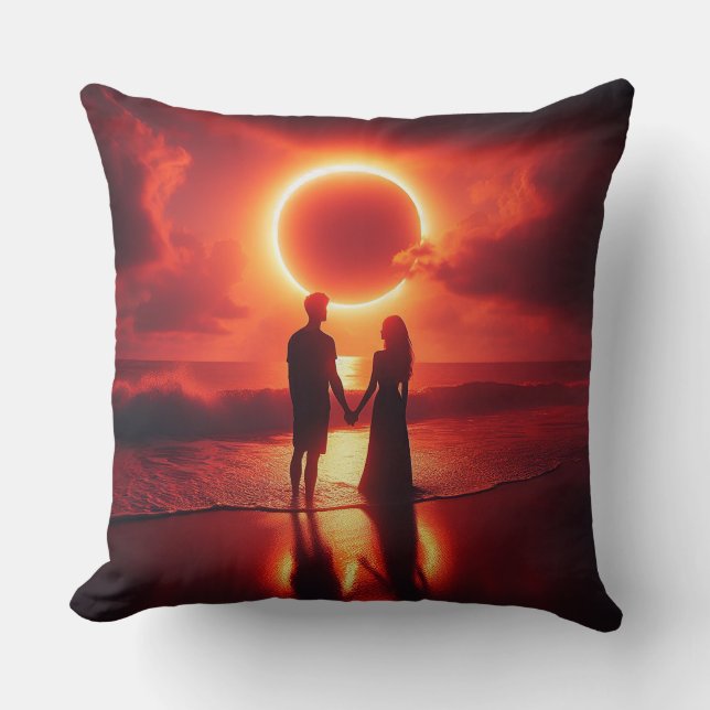 Romantische Eclipse Kissen (Vorderseite)
