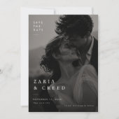 Romantische Editorials Save-The-Date-Karte Save The Date (Vorderseite)