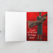 Romantische Ehefrau-Gruß-Karte Karte (Innenseite)