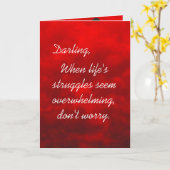 Romantische Ehefrau-Gruß-Karte Karte (Gelbe Blume)